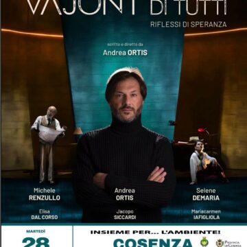 EMOZIONI CON IL VAJONT DI TUTTI – RIFLESSI DI SPERANZA’ A COSENZA