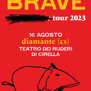 CARL BRAVE IL 16 AGOSTO A L TEATRO DEI RUDERI DI CIRELLA