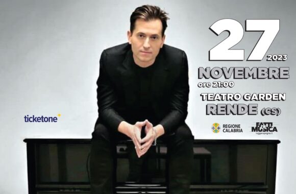 La popstar mondiale Peter Cincotti incanta la Calabria