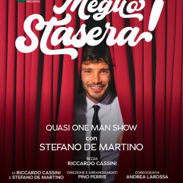STEFANO DE MARTINO IL 22 LUGLIO AL TEATRO PARCO MITOIO DI LAMEZIA