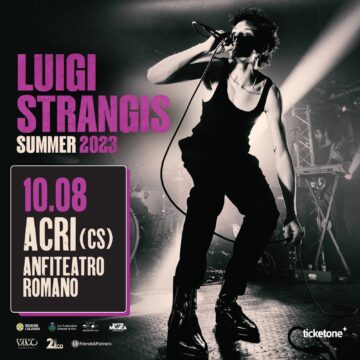 TUTTI PAZZI PER LUIGI STRANGIS AD ACRI