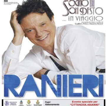 MASSIMO RANIERI IL 17 APRILE AL TEATRO GENTILE DI CITTANOVA MASSIMO RANIERI IL 17 APRILE AL TEATRO GENTILE DI CITTANOVA