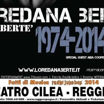 Trionfo per Loredana Berte’ al Teatro Cilea di Reggio Calabria! Oltre due ore di emozioni ed entusiasmo