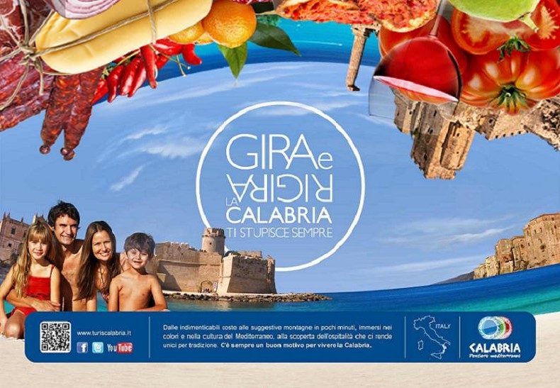 Gira e rigira, la Calabria ti stupisce sempre! Visita il nuovo portale dell’Assessorato al Turismo della Regione Calabria: TURISCALABRIA.IT Gira e rigira, la Calabria ti stupisce sempre! Visita il nuovo portale dell’Assessorato al Turismo della Regione Calabria: TURISCALABRIA.IT