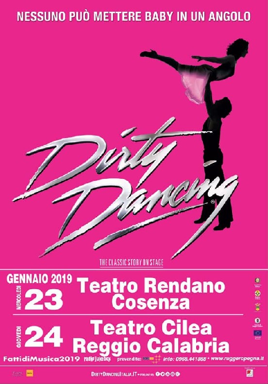 AL VIA ‘FATTI DI MUSICA 2019’, SUCCESSO PER DIRTY DANCING A COSENZA E REGGIO AL VIA ‘FATTI DI MUSICA 2019’, SUCCESSO PER DIRTY DANCING A COSENZA E REGGIO