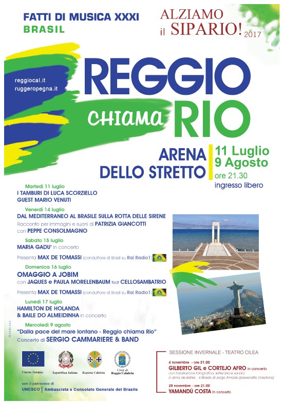 REGGIO CHIAMA RIO: IN 10000 PER SERGIO CAMMARIERE REGGIO CHIAMA RIO: IN 10000 PER SERGIO CAMMARIERE