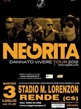 IL  NUOVO VIDEO DEI NEGRITA, IN CONCERTO IL 3 LUGLIO A RENDE